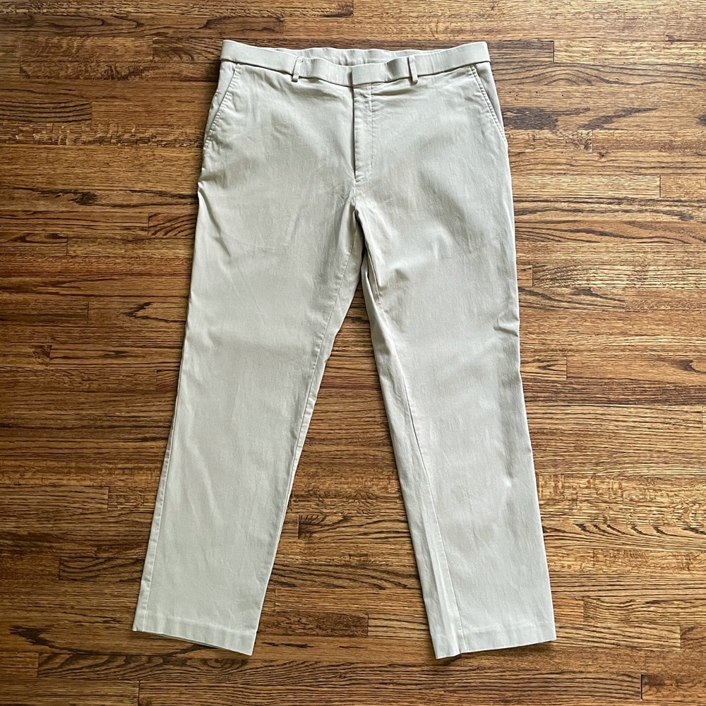 Michael Strahan Slim Fit Dress Pants in Tan NWOT - Picture 3 of 6